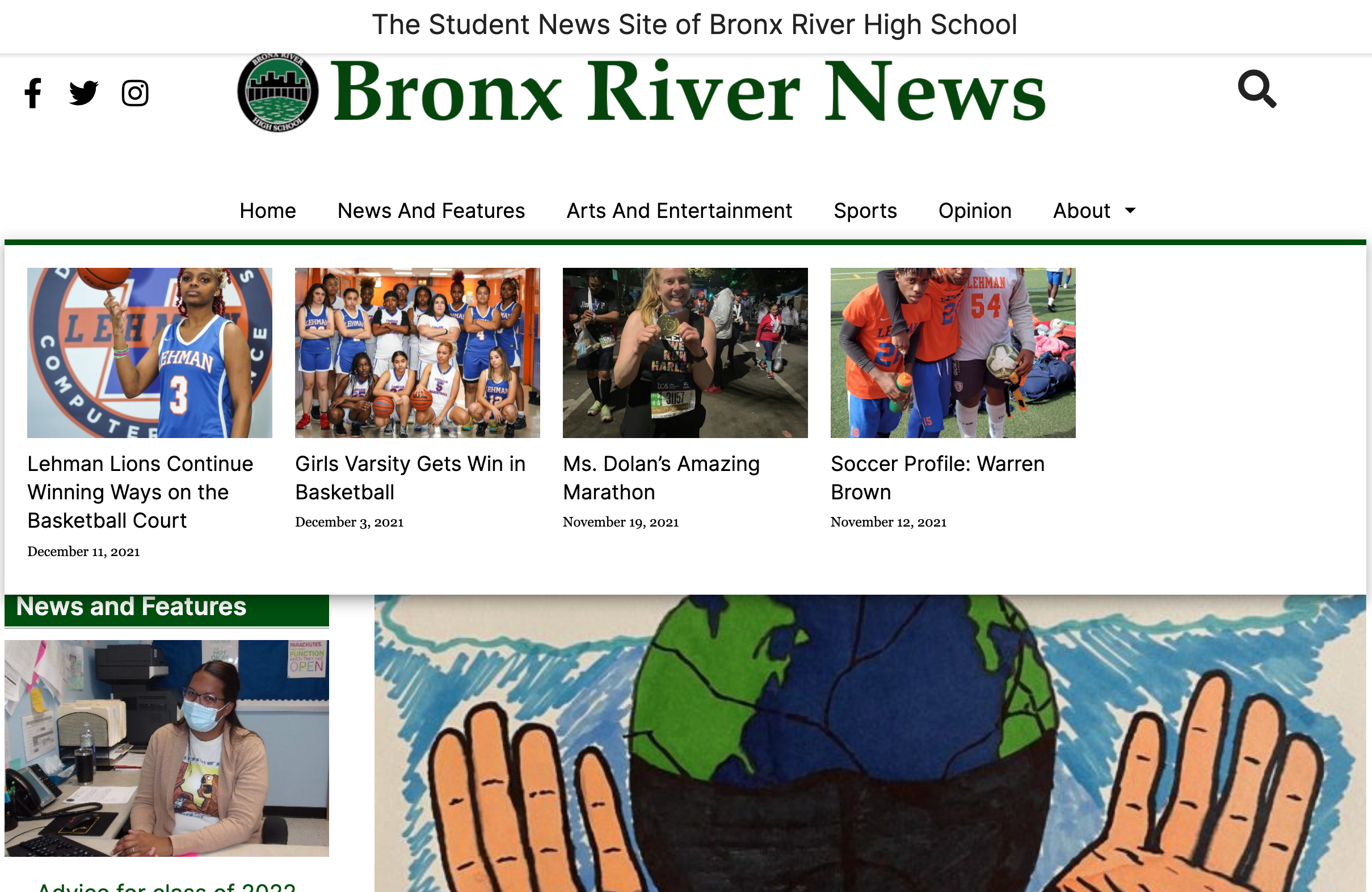 Bronx River news landing page